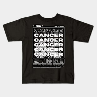 Cancer zodiac sign Kids T-Shirt